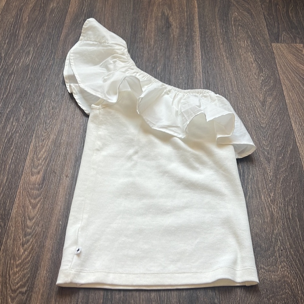 Molo white Ruffle Top - Picture 2 of 3